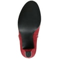 thumbnail image 6 of Journee Womens Sanzi Comfort Insole Inside Zip Block Heel Booties, Widths Available, 6 of 10