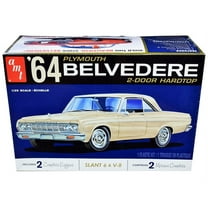 AMT AMT1188M Skill 2 Model Kit 1964 Plymouth Belvedere Coupe Hardtop 1 by 25 Scale Model Car