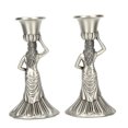 thumbnail image 2 of Candelabro, 1 par de velas vintage con forma de ángel, candelabro, candelabro, resultados impresionantes, 2 of 8