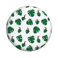 thumbnail image 4 of Spare Tire Cover, Cartoon Turtle Leaf Toucan Bird Wheel Cover Tire Covers For Trailers Car Truck Camper Universal Tire Covering Fits Diameter14"-17", 4 of 4