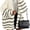 Striped White Black, variant on Olaglory Womens Oversized Cardigan Sweaters Long Lantern Sleeve Knit Open Front Lightweight Sweater
