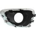 thumbnail image 5 of Fog Light Trim Compatible with 2011-2017 Jeep Compass Front, Passenger Side Black and Chrome, 5 of 5