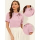 thumbnail image 2 of Top Elegante De BluDe ManCorDe OficiDe Las Camisas Del Cuello De PajariDe Las Mujeres Rogris XL, 2 of 5