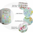 thumbnail image 5 of Shower Curtain Waterproof Shower Curtain for Bathroom,Bathtub,Shower, Easter Eggs Tree Branch Flowers Shower Curtain Set with Hooks for Home Decoration 72x72 Inch, 5 of 6