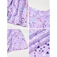 thumbnail image 4 of DAKIMOE Cotton Nightgowns for Women Soft Cotton Short Sleeve Night Shirts Womens Print Sleep Shirts Loose Comfy Pajamas Sleepwear, 4 of 7