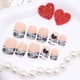thumbnail image 2 of Uñas postizas adhesivas Sutaozhi Valentines cortas cuadradas 24 piezas, 2 of 7