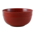 thumbnail image 3 of (2 pack) Mainstays Chiara Stoneware 6.25" Round Red Bowl, 3 of 8