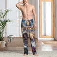 thumbnail image 6 of Lsque Chucky Print Men's Pajama Pants, Lounge Pant - Comfortable Home Wear,Elastic Waistband, Stylish Design-XX-Large, 6 of 9