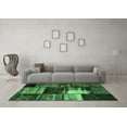 thumbnail image 3 of Ahgly Company Indoor Rectangle Persian Emerald Green Bohemian Area Rugs, 7' x 10', 3 of 4