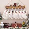 thumbnail image 4 of Calcetines de Navidad de Año Nuevo, medias de punto con letras del alfabeto, copo de nieve rojo, decoración de árbol de Navidad para el hogar, regalo de Navidad, 4 of 4
