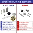 thumbnail image 6 of Whole Parts Dishwasher Motor Shaft Seal and Chopper Kit Part #6-919539 - Replacement & Compatible with Some Admiral, Amana, Crosley, Jenn Air, Magic Chef, Maytag, Samsung Dishwashers - 2 Yr Warranty, 6 of 6