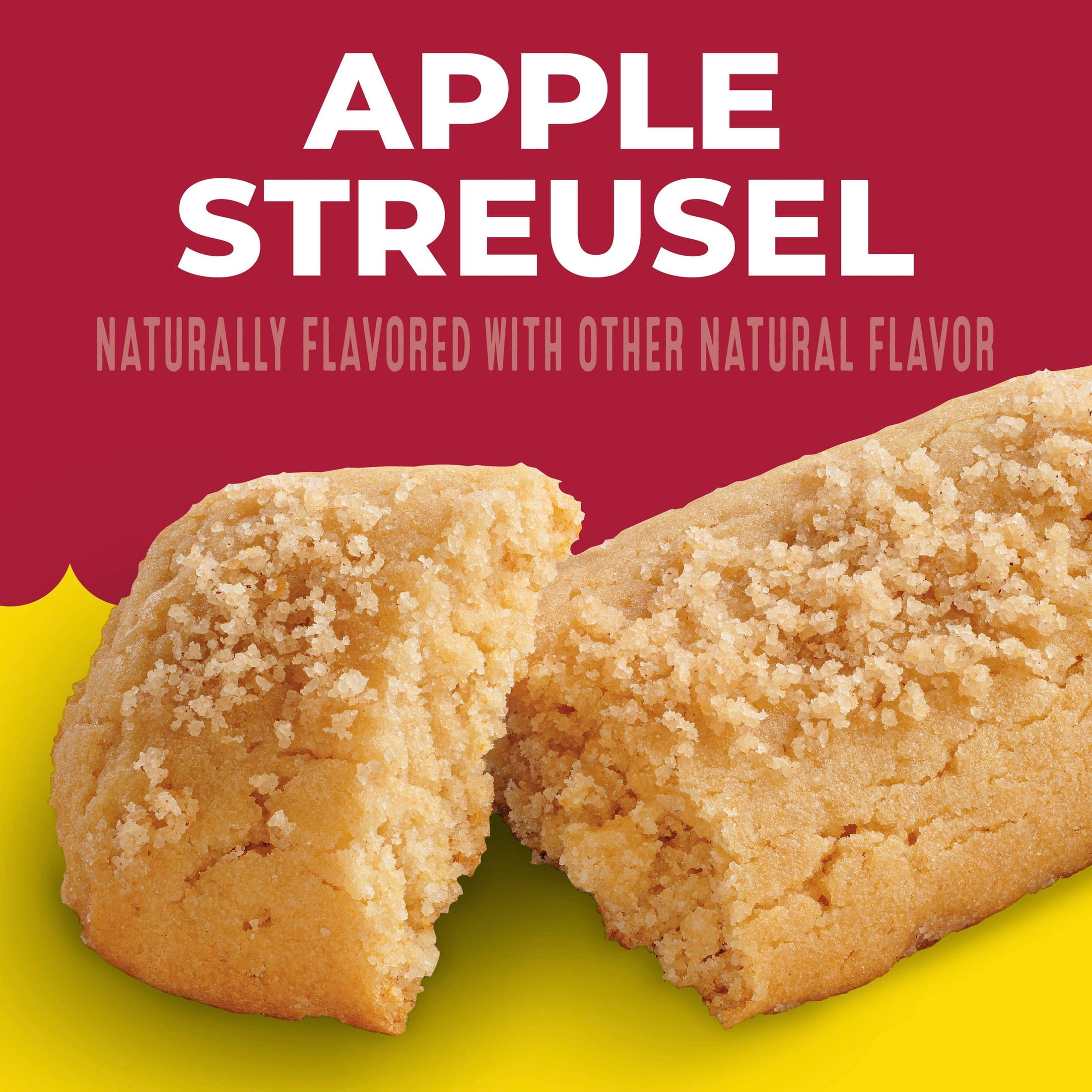 (4 pack) Mott's Soft Baked Bars, Apple Streusel, Made with Applesauce, 6 Count, 5.76 oz