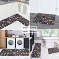 thumbnail image 5 of Pioneer Flower Floral Print Pattern Kitchen Rugs Sets Of 2,Anti Fatigue Kitchen Mat Rugs Non Slip Washable,Decorative Kitchen Floor Mats for Kitchen,Sink,Laundry,17"x30"+17"x47", 5 of 7