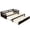 Espresso, variant on imerelez Extending Daybed with Trundle, Wooden Daybed with Trundle, Espresso