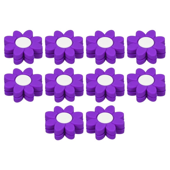 Uxcell Tennis Racket Vibration Dampener, 10 Pack Racquet Shock Absorber, Purple