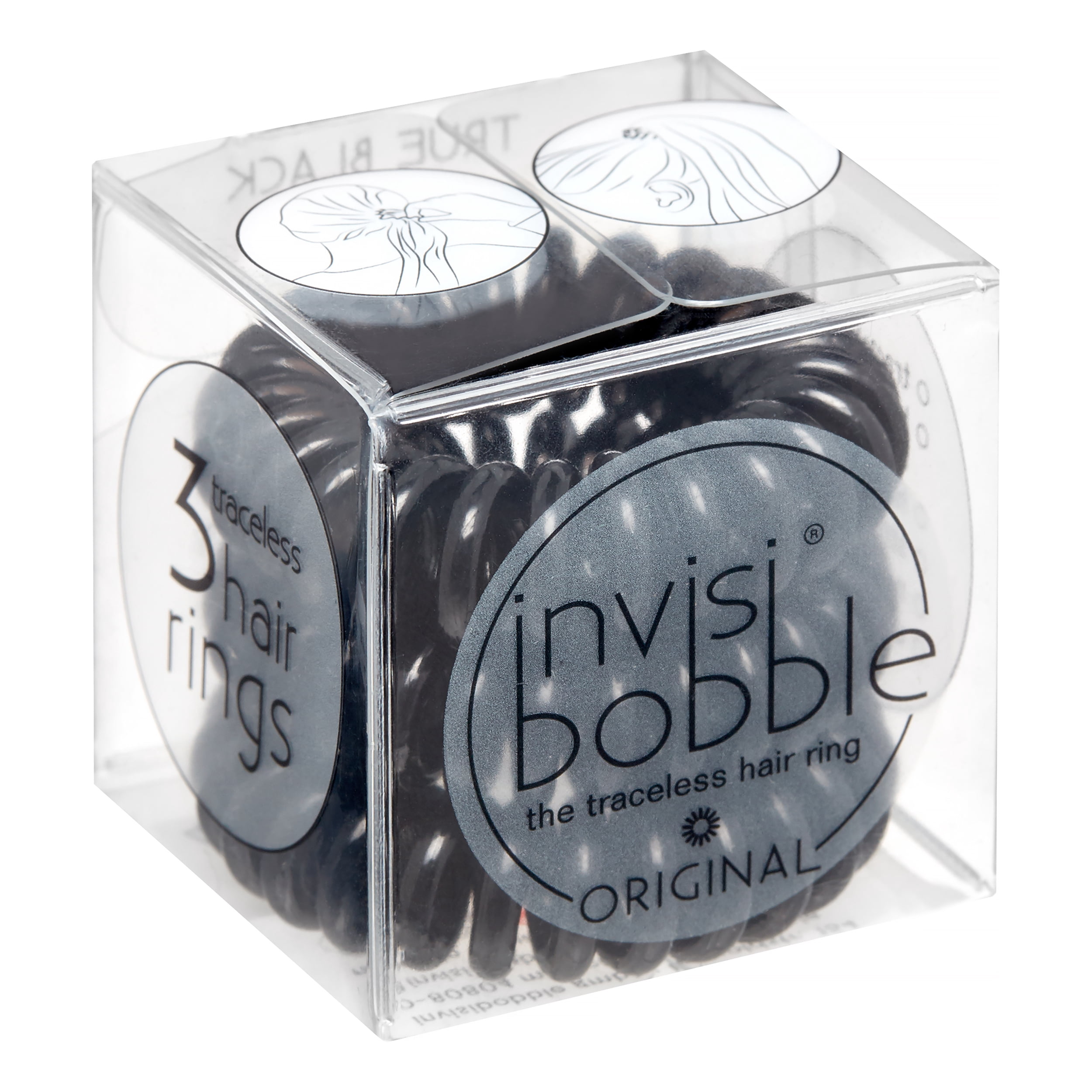 Invisibobble The Traceless Hair Ring - 'Original' - Black- 3pk