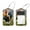 multicolored 1, variant on 2 Pcs Blue Turtle Bubble Pattern Luggage Tag for Suitcases, Leather Baggage Tags Identifiers for Travel, Stainless Steel Loop Name ID Label for Women Bag Backpack