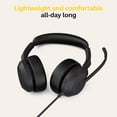 thumbnail image 2 of Auriculares estéreo con cable Jabra Evolve2 50 con AirComfort Black, 2 of 9