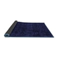 thumbnail image 2 of Ahgly Company Indoor Square Abstract Blue Modern Area Rugs, 5' Square, 2 of 4