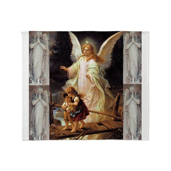 CafePress - Guardian Angels Throw Blanket - Soft Fleece Throw Blanket, 50"x60" for All Ages