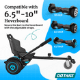 GOTRAX Hoverboard Buggy Kit, Kart Seat for 6.5"10" Scooters, Single