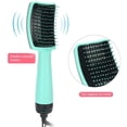 thumbnail image 4 of Green Electric Hair Dryer Comb Hair Dryer Comb Hairdressing Comb Multi-Functional Hair Salon Hair Styling Tools US Plug 110V, 4 of 8