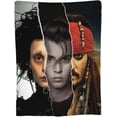 thumbnail image 2 of Johnny Depp Blanket Bedding Fleece Blanket Soft Throw Blankets Lightweight Anti-Static Blanket - 3 Sizes, 2 of 5