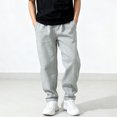 thumbnail image 2 of YUANxueke Athletic Sweatpants for Boys Drawstring Waist Casual Loose Fit Pants with Side Pockets,Gray,Sizes 5-15, 2 of 6