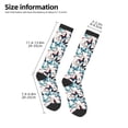 thumbnail image 2 of Naloa Butterfly Thigh High Socks Extra Long Stretchy Sock Women Over Knee High Opaque Stocking Daily Wear, 2 of 6
