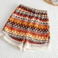thumbnail image 4 of WOYY Toddler Girls Ethnic Style Outfits Striped Tassels Tank Top & Shorts Set, Sizes 2-7, 4 of 4