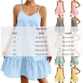 thumbnail image 3 of BRGZLK Stripe Dress for Womens Summer V-Neck Sleeveless Bohemian Beach Halter Dress Pink L, 3 of 6