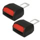 thumbnail image 1 of 2 uds. accesorio de moda universal para el cinturón de seguridad del coche con hebilla de extensión con clip de alarma Aespa Afortunado Sencillez, 1 of 2