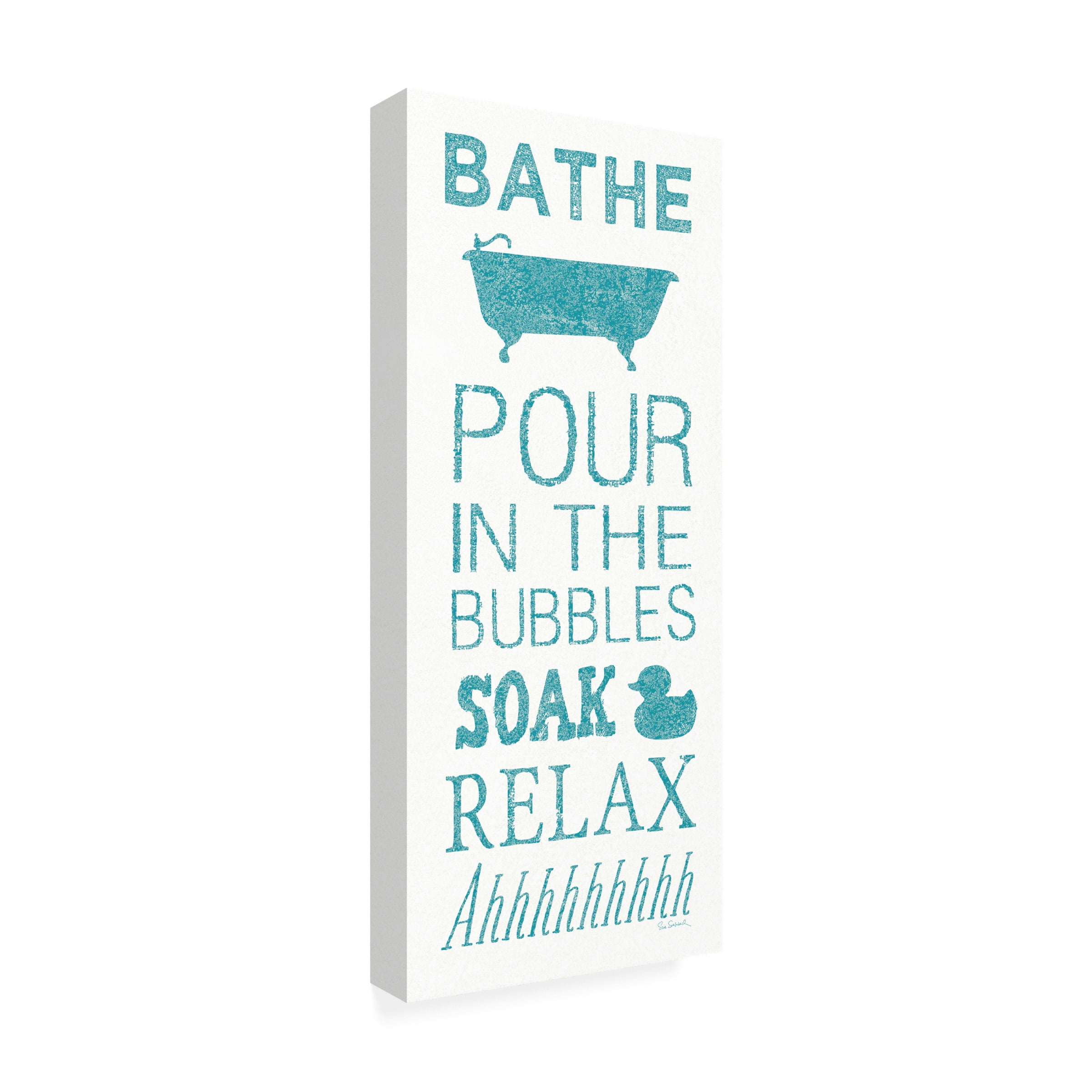 Trademark Fine Art 'Hand Towel Bath' Canvas Art by Sue Schlabach