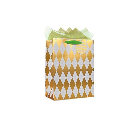The Wrap it. Metallic Premium Party Favor Bag Paper Gift Bag with...
