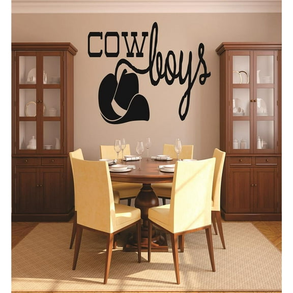 Custom Designs Western Cowboy Flower Hat Picture Hat Home Bathroom 14x28 Inches