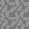 thumbnail image 1 of Ahgly Company Tapis d'Intérieur Lavable en Machine Carré Gris Fumé Transitionnel, 7 Pieds Carré, 1 of 7