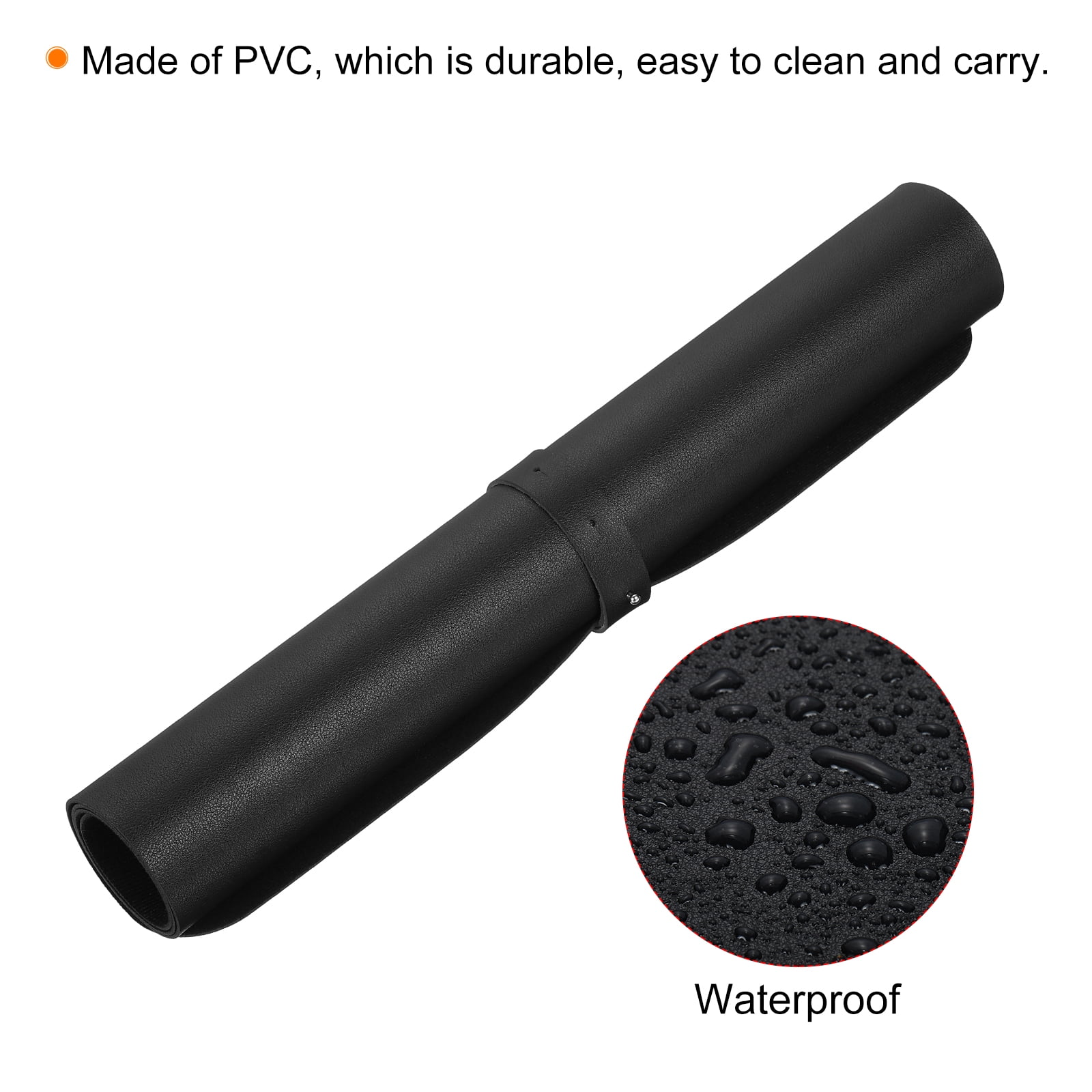 Unique Bargains Desk Mat Protector Non-Slip Mouse Pad for Office Home Black 40x60