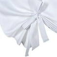 thumbnail image 4 of Blackout Tie Up Shade Curtains, Bedroom Window Shade Room Darkening Light Filter Shade Drapes Rings Up, Valance Elegant for Home Decoration (White 31 x 47 Inches), 4 of 7