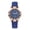 Blue, variant on Simple Ladies Watch Women's Watch Middle School Student Belt Watch Star Dial PU Leather Strap Quartz Timepiece