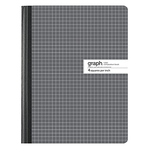 Open Box OFFICE DEPOT MARBLE QUAD COMPOSITION BOOK 7 1/2" X 9 3/4" - BLACK/WHITE