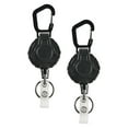 thumbnail image 1 of LOLIPPYY 2Ud Soporte Para Llaves Retráctil Flexible Con Clip De Alta Elasticidad Color Negro, 1 of 8