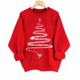 thumbnail image 4 of Rutainlusire Womens Fashion Casual Cute Christmas Sweatshirts 2025 Women Christmas Printed Fashionable Loose Casual Long Sleeved Top Regular Sleeve Hoodless Sweatshirt, 4 of 6