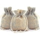 thumbnail image 1 of Set of 50 Burlap Gift Bags with Drawstring - Small Linen Pouches for Candy and More, 7x9cm, 1 of 3