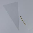 thumbnail image 4 of 100X clear cone shape cellophane bags candy sugar popcorn flower packing ba F WA, 4 of 10
