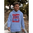 thumbnail image 2 of Happy 4Th Of July 12Th Bday Hoodie Juniors -Image by Shutterstock,  Large, 2 of 4