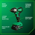 thumbnail image 6 of Metabo HPT 18V Power Tool Set, Drill & Driver Kit, KC18DFX, 6 of 11