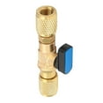 thumbnail image 1 of Valve de Réfrigération en Laiton Adaptateur Connecteur de Vide de Conditionnement Précision de Pression, Longue Durée, 1 of 6