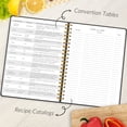 thumbnail image 4 of Blank Recipe Book, B5 Size, Spiral Bound Hardcover, 150 Pages, Black, 4 of 6