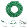 thumbnail image 3 of Uxcell 49ft/15M Reusable PE Twist Ties Garden Plant Ties with Cutter for Gardening Home, Green, 3 of 6