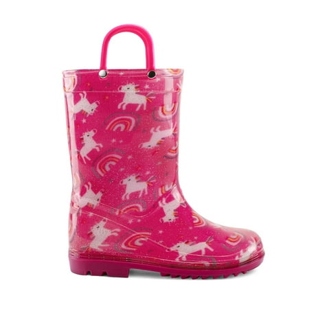 

Bocca Kids Cherry Rainbow Rain Boots for Toddler Girls Sizes 1